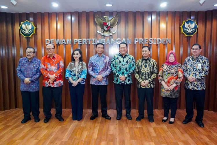 Bertemu Wantimpres, Ketua MPR RI Ingatkan Pesan Wiranto 'Jika Kita Tersesat, Maka Kembalilah ke Pangkal Jalan'