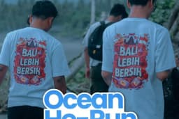 Padukan Olahraga dan Aksi Lingkungan, OceanHe-Run Ajak Masyarakat "Plogging" di Pantai Amed